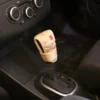 Leather Car Gear Shift Knob Skid Cover Proof Protection Automatic/Manual Both for Button Gear
