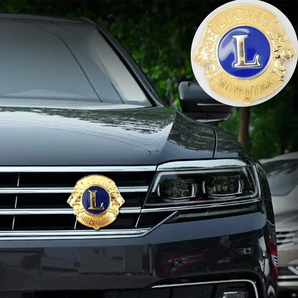 Lions Club International Metal Logo For Car Grille
