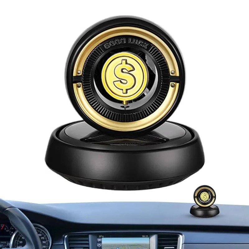 Car Dollar Diffuser Sturdy Rotating Coin Design Oil Diffuser Creative Car Accessories Air Freshener Car Odor Eliminator