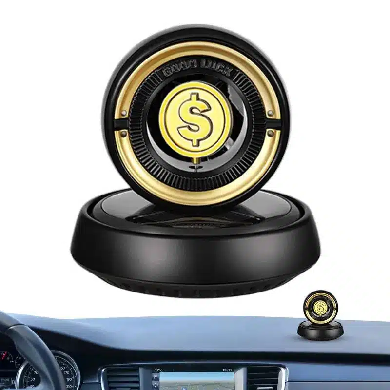 Car Dollar Diffuser Sturdy Rotating Coin Design Oil Diffuser Creative Car Accessories Air Freshener Car Odor Eliminator