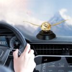 Solar & Air Powered Golden Ball Wings Auto Air Freshener