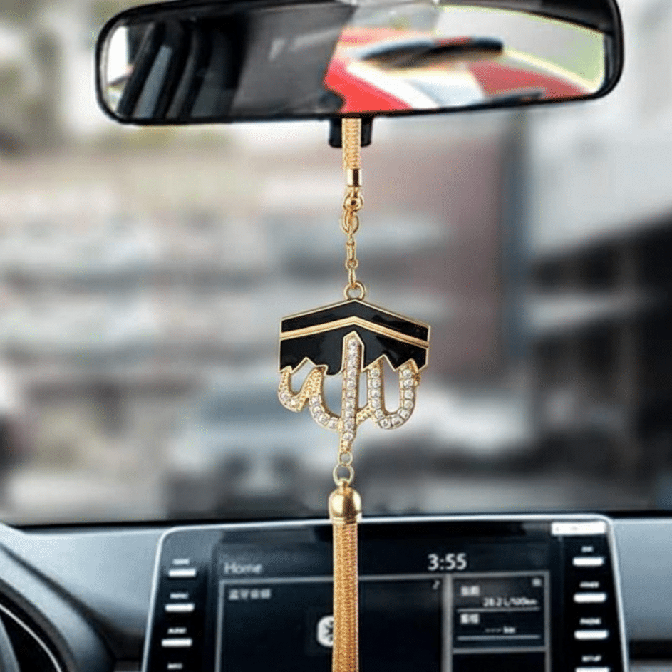 Allah Decor with kaba Car Hanging Ornament