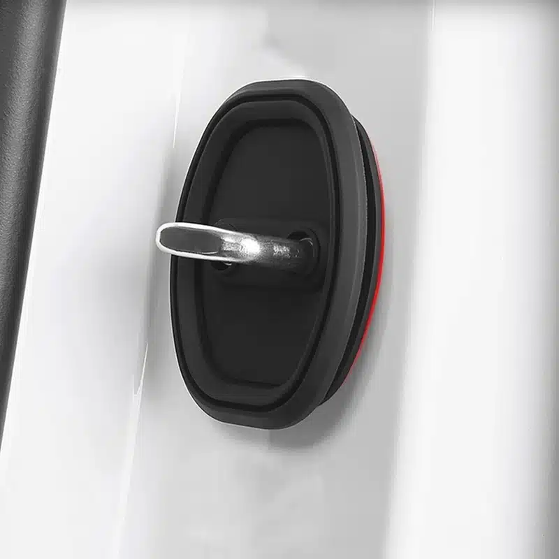 Car 4Pcs High-Quality Silicon Door Lock Cover - Maximum Protection for Door Lock