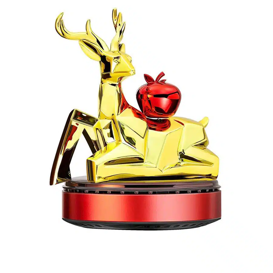 Car Dashboard Deer Ornament with Perfume Luxury Feel