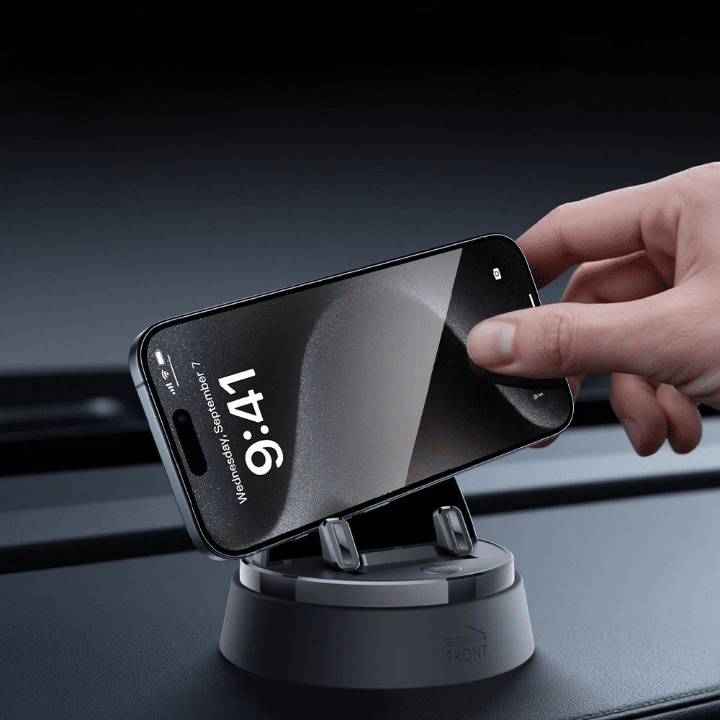 Car Dashboard Phone Holder 360° Rotation Touch Control Electric Phone Holder for Car Dashboard