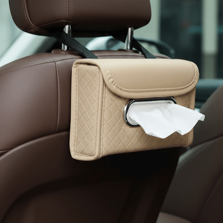 Car Head Rest Check Box Luxury Tissue Holder for Your Car