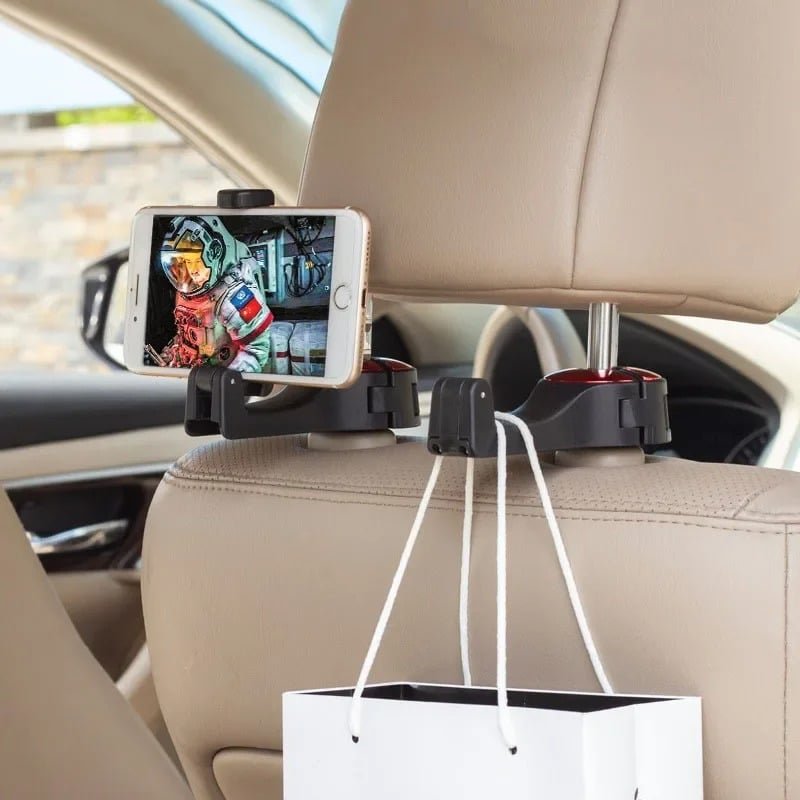 Car Headrest hook Mobile holder- 1Pcs