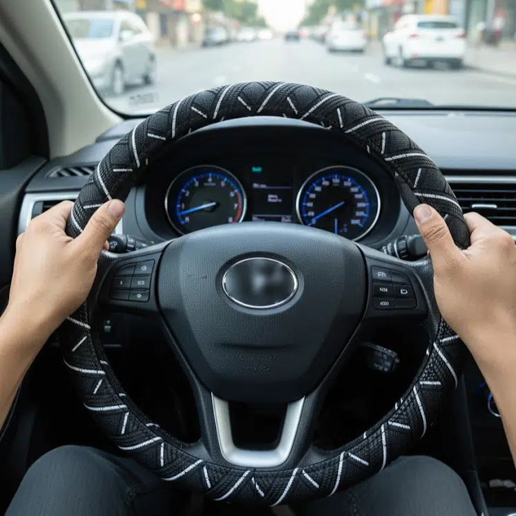 Car Steering Wheel Cover Universal Wheel Steering Steer-Wheel Automobile H0G5