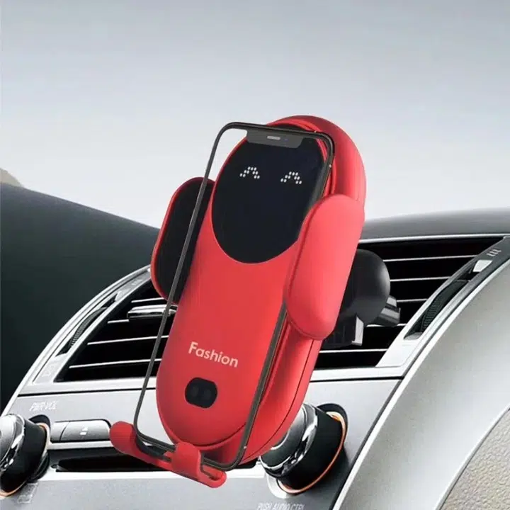 Fashion Smart Sensoor Car Wireless Charger Phone Stand Automatic Charger Mobile Holder Mount In Car Air Outlet