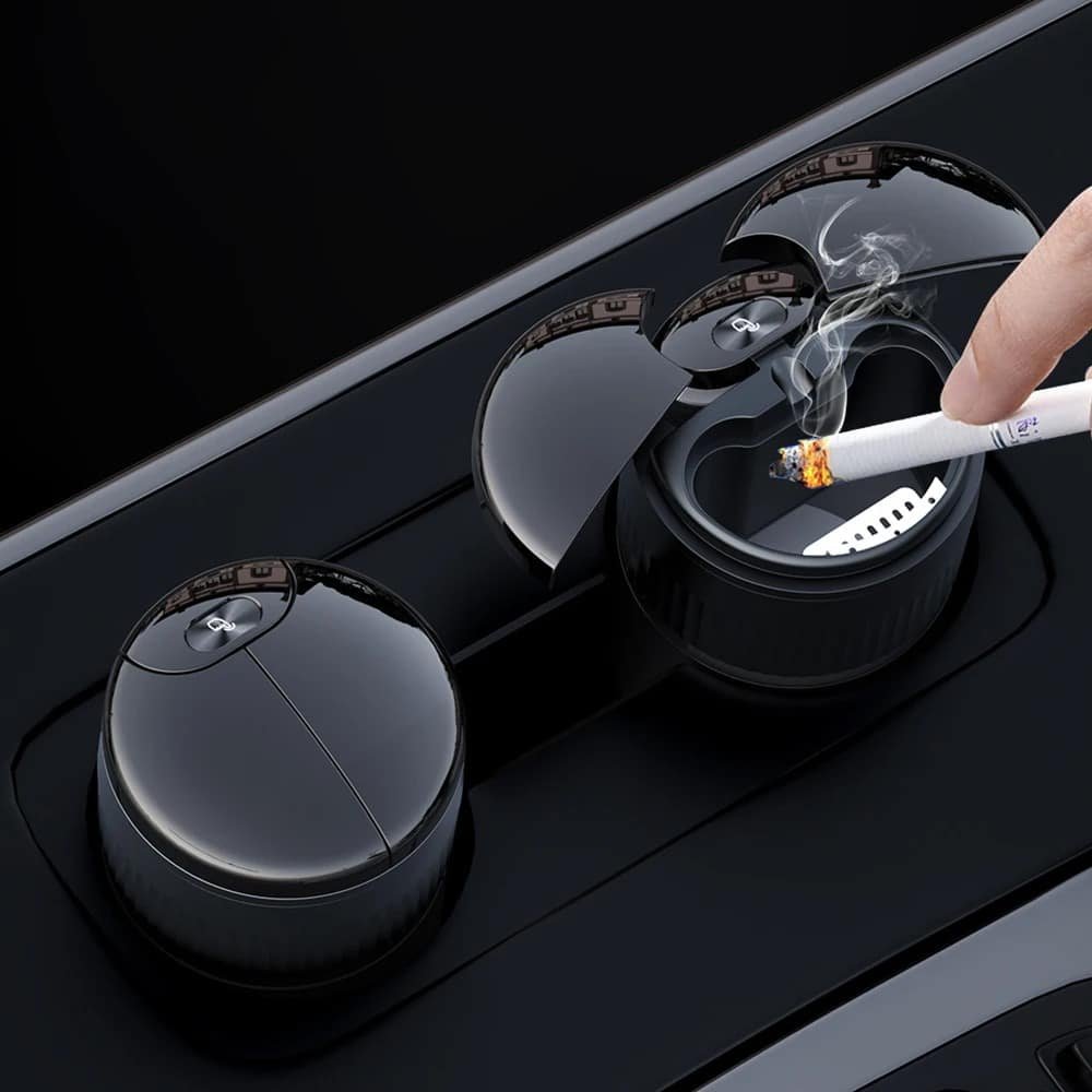 Sensor Smart Car Cup Holder Ashtray Supports Infrared Induction USB