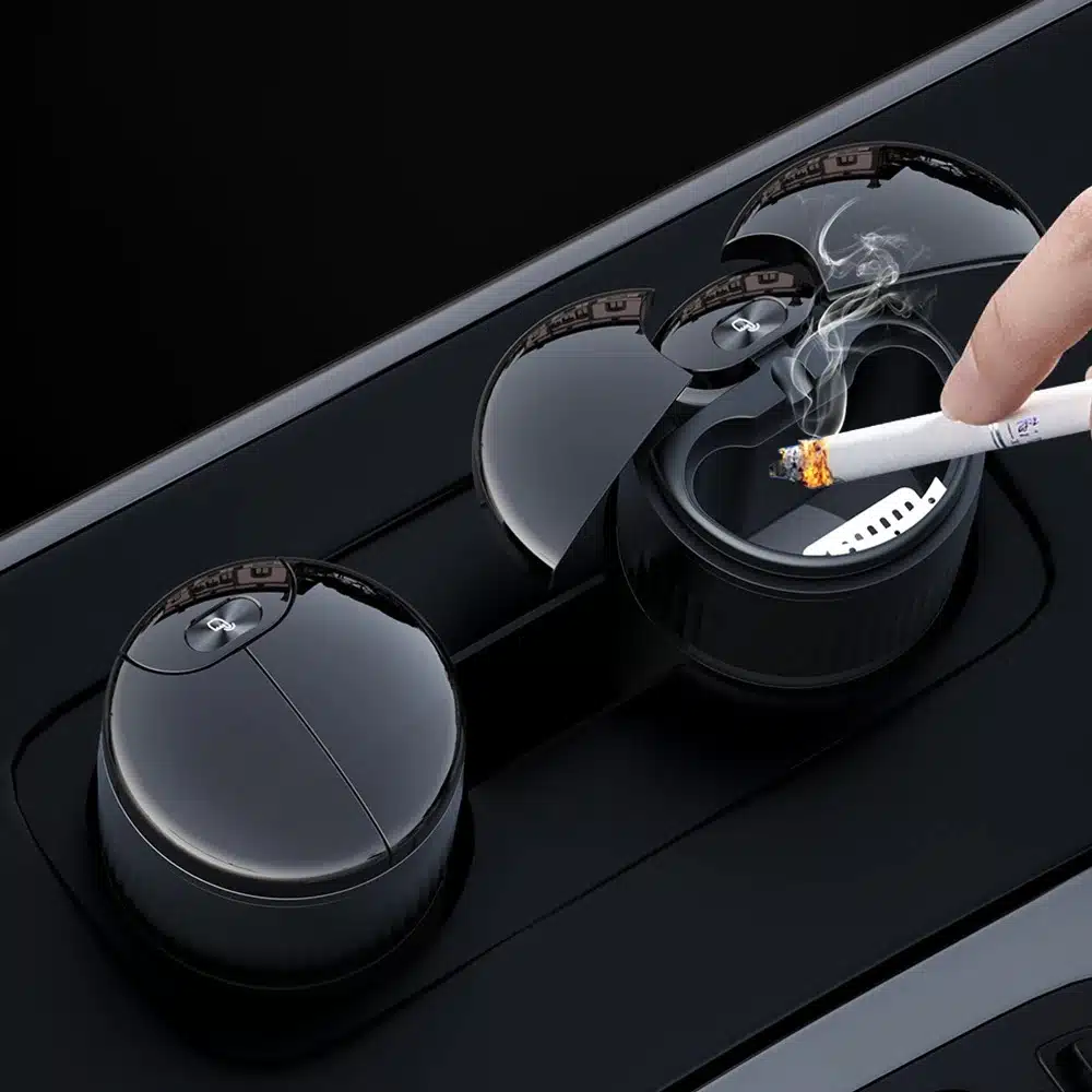 Sensor Smart Car Cup Holder Ashtray Supports Infrared Induction USB