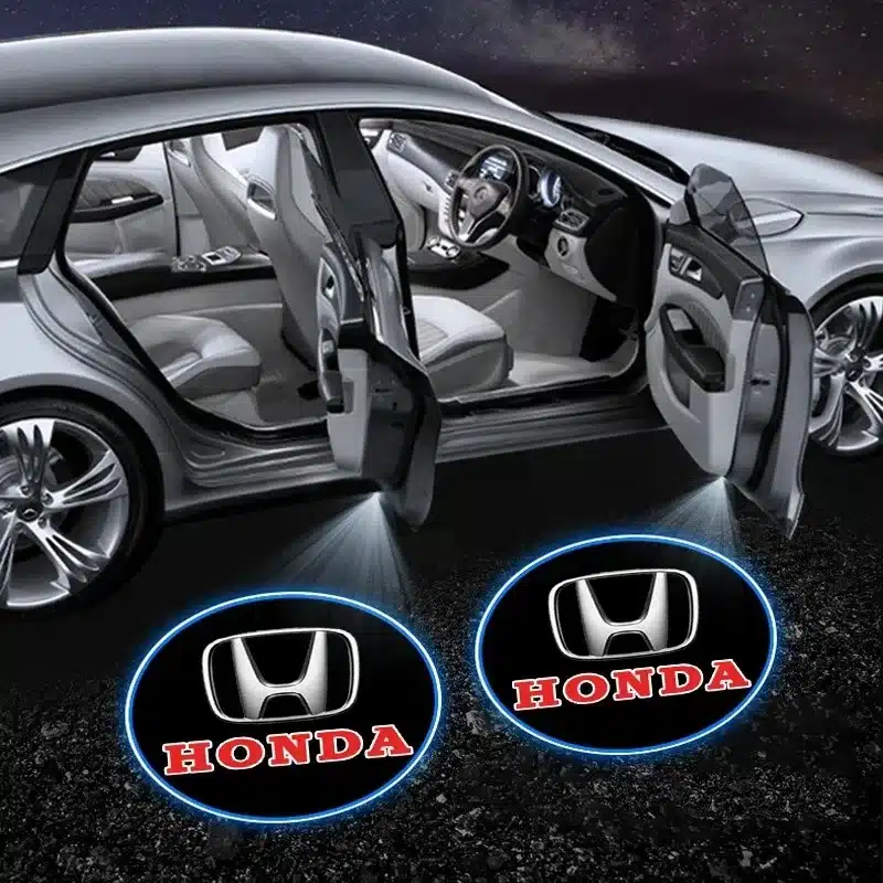 Honda Car Door logo Light Shadow Welcome Projector 2pcs