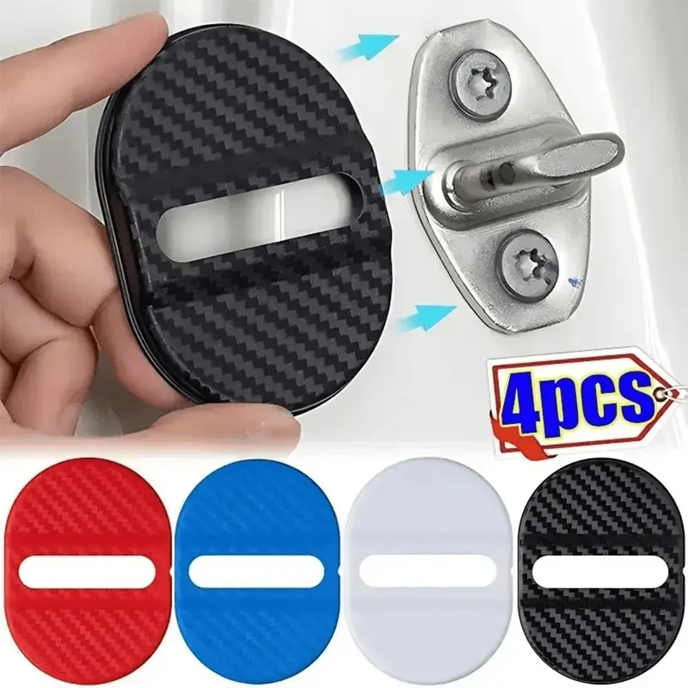 Metal Door Lock Cover for Cars 4pcs – Scratch-Proof & Long-Lasting