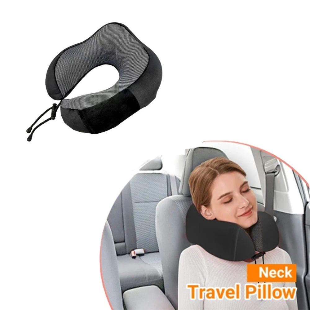 Premium U Shape Neck Pillow for Comfortable Traveling – Ergonomic & Soft Support